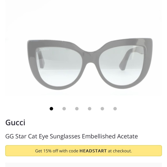 Gucci Cat EyeSunglasses MAKE ANY OFFER - Picture 7 of 7